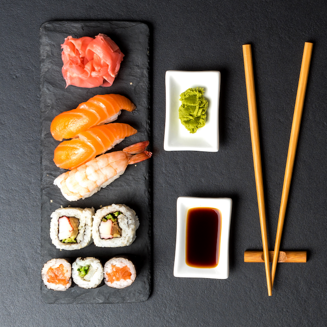 Sushi Serviervorschlag